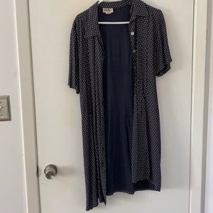 Vintage button down dress